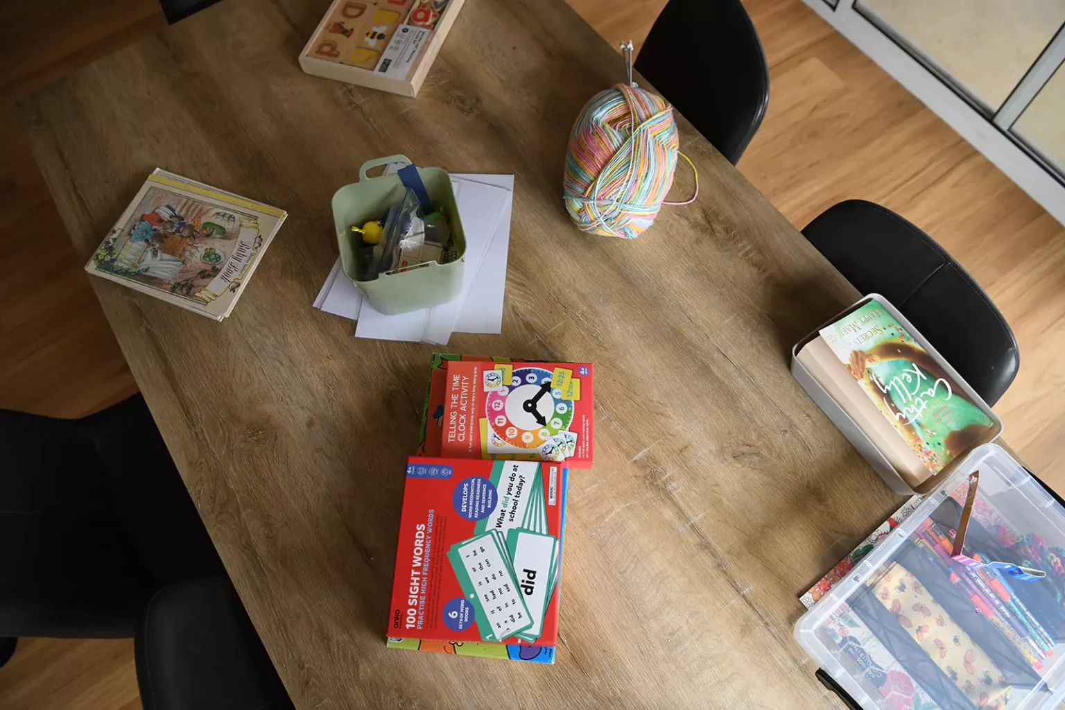 Table with board games